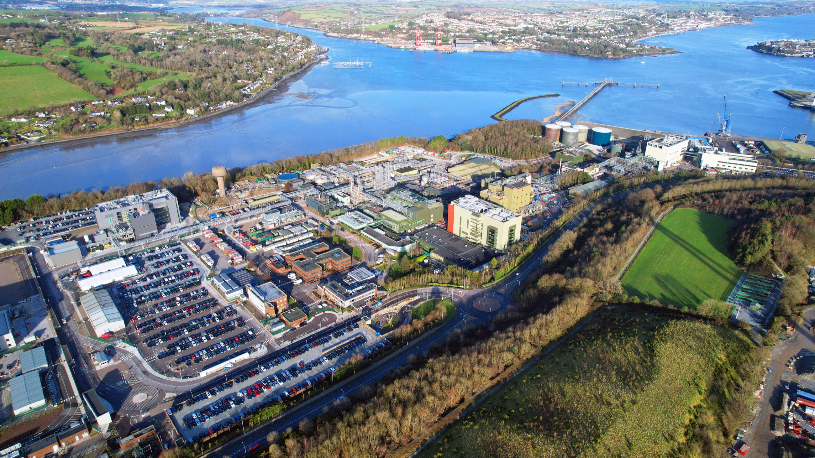 Pharmaceutical facility aerial